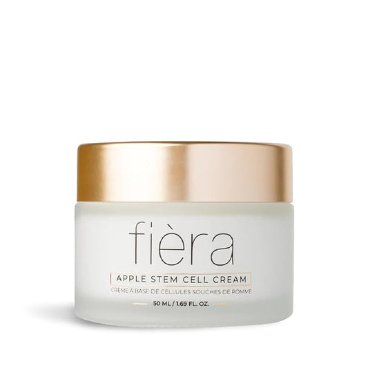 FIÈRA 24-Hour Rejuvenating Face Cream with Apple Stem Cells - Anti-Aging Moisturizer for Mature Skin, Day & Night Hydration, Improves Skin Tone, Texture, and Elasticity - 1.69 FL. OZ. / 50 ML