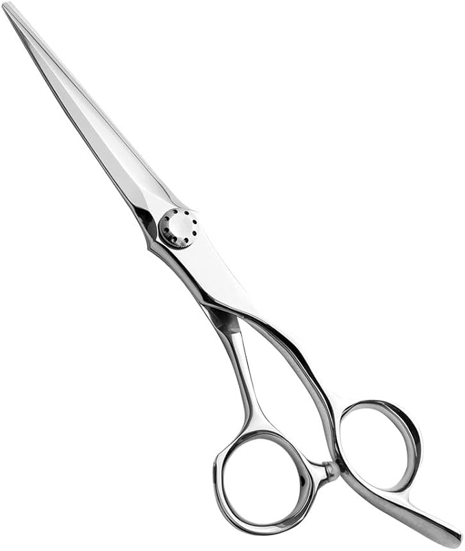 AOLANDUO 6" Double-Backed Hair Shears for Men's Thick Hair – Japanese VG10 Steel Professional Barber Scissors with Power-Cut Design, Ergonomic Handle, Smooth Bearing, Care Kit Included