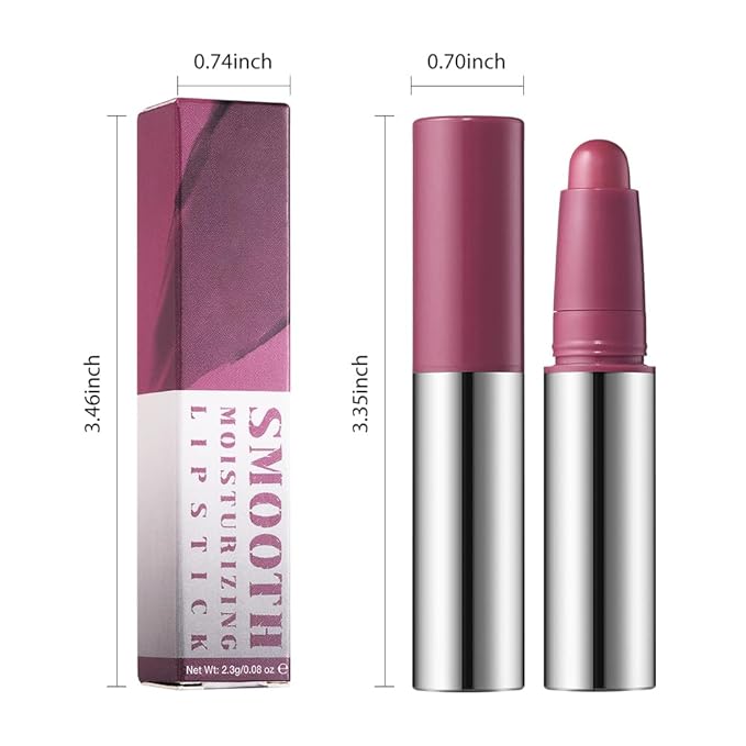 IATMOMOD Mauve Plum Red Matte Lipstick Crayon, Long Lasting Waterproof Velvet Lip Liner Pencil, High Pigment Non-Drying 24H Cruelty-free Lip Makeup