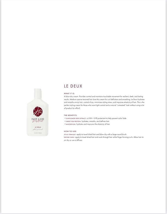 Hair Care Jenny Brasil LE DEUX STYLING CREAM