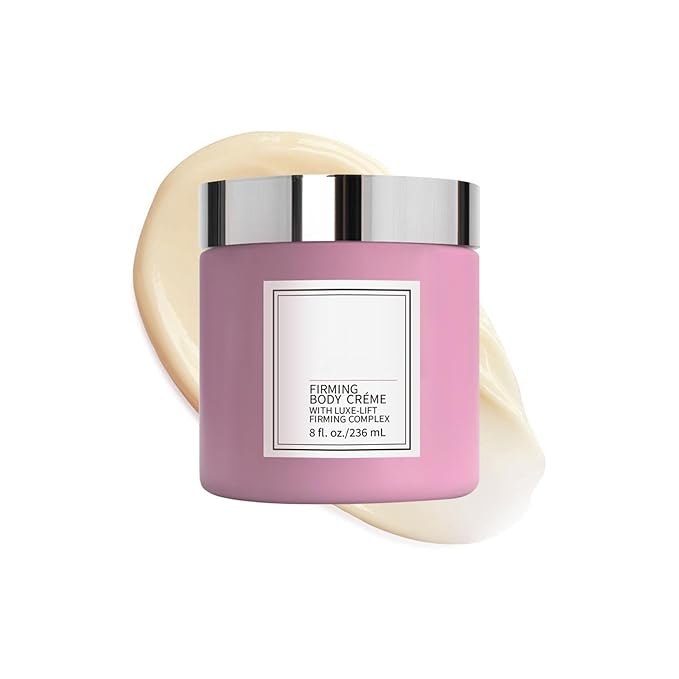 New Champagne Moisturizing Firming Body Creme for Hydrating, Skin Moisturizer Tightens, Hydrates Dry Skin on Arms, Legs, Belly & Neck - Day and Night - Pink, 1 Pack (Aloe Vera, 8 Fl Oz/236 ML)