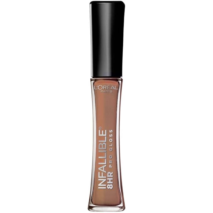 L’Oreal Paris Makeup Infallible 8 Hour Hydrating Lip Gloss, Dulce De Leche, 0.21 Fl Oz