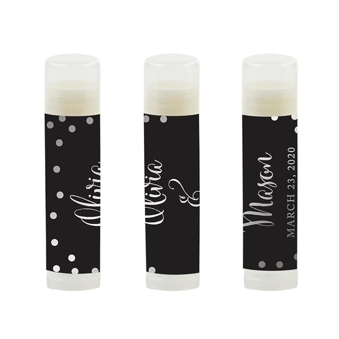 Andaz Press Personalized Bridal Shower Bachelorette Black,