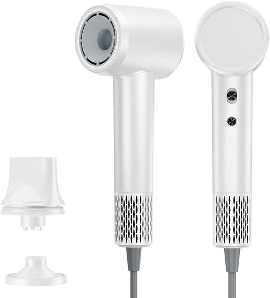 Hair Dryers,UOUOM Travel Hair Dryer, Low Noise,Compact Hair Dryers for Women, 120M Ionic Hair Dryers with Magnetic Attachments, Fast-Drying for All Hair Types
