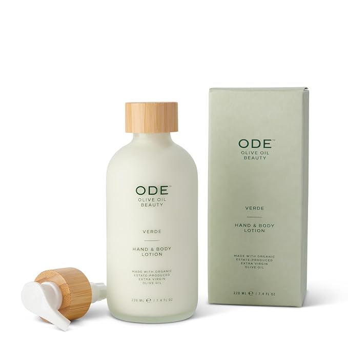 McEvoy Ranch Verde Hand & Body Lotion (2-pack) by ODE Olive Oil Beauty, Organic EVOO, Everyday Hydration, California Made