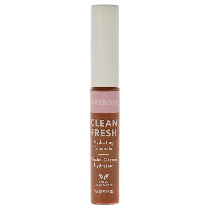 COVERGIRL Clean Fresh Hydrating Concealer, Deep Dark, 0.23 0.23 Fl Oz