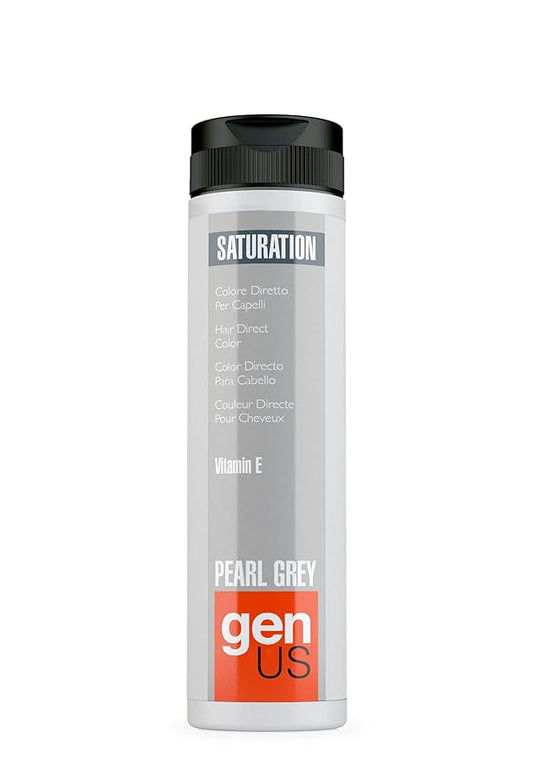 GENUS Gel Hair Color Neutral Collection - Direct Colored Gel with Vitamin E - Permanent Dye Color - Hair Coloring for Women & Men - Pearl Grey, 5.07 Fl Oz