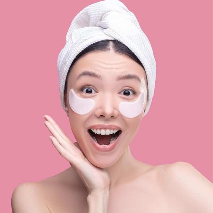 Ellbe Bakuchiol Under Eye Mask – 6 Pairs Eye Patches for Puffy Eyes, Dark Circles, Wrinkles & Undereye Bags - Biodegradable – Anti-Aging Hydrating Eye Treatment for Women & Men
