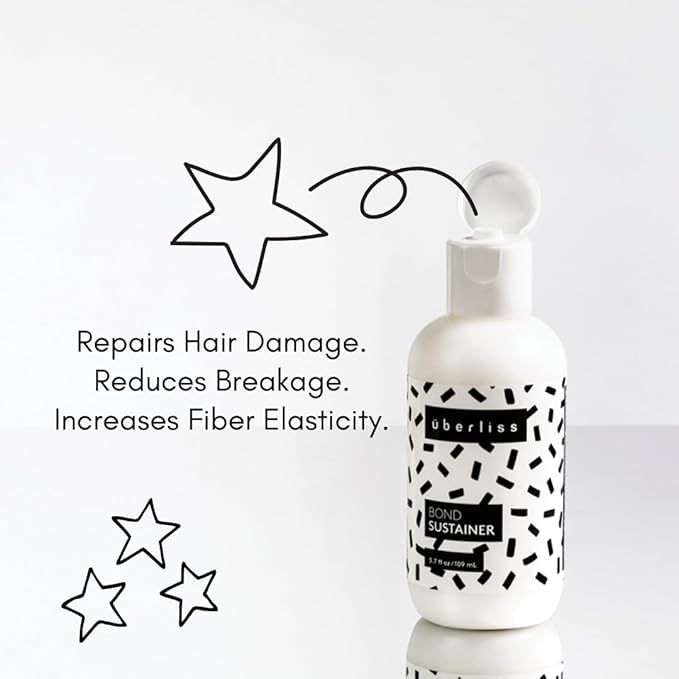 Uberliss Bond Repair Conditioner - 3.7 oz - Hair Mask For Damaged Hair - Patented Formula - Instant Results and Improvement