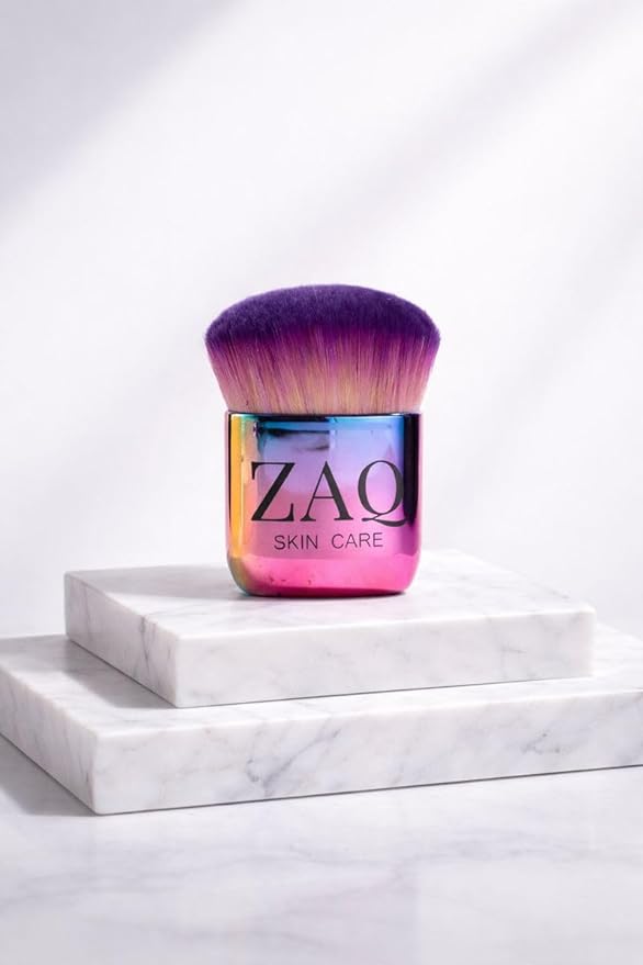 ZAQ UltraBlend Kabuki Brush: Seamless Liquid Foundation and Powder Blending