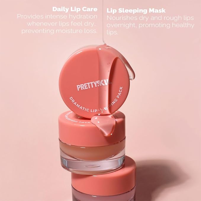 PS.PRETTYSKIN Korean Vegan Lip Sleeping Pack Grapefruit)
