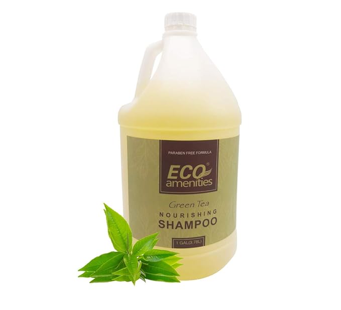 ECO Amenities Dual 1-Gallon Hair Care Set: Nourishing Shampoo and Conditioner Gallons with Pump Dispenser, Refill for Bathroom and Hotel Toiletries