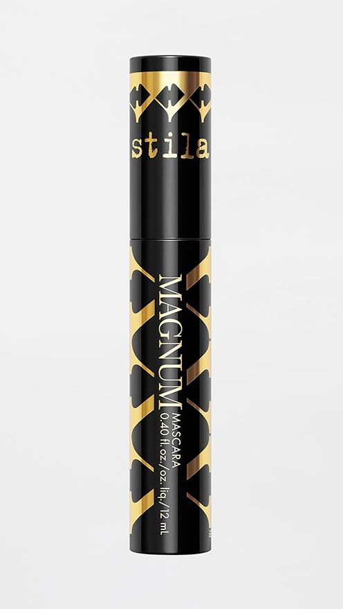 stila Magnum XXX Lash Mascara, Black Voluminous Sky-High Volume, Curl, Lift, Full Length Lightweight, Long-Lasting Eye Makeup Formula 0.40 Fl. Oz.
