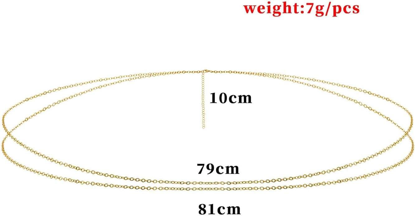 Boho Waist Chain Gold Belly Body Chain Summer