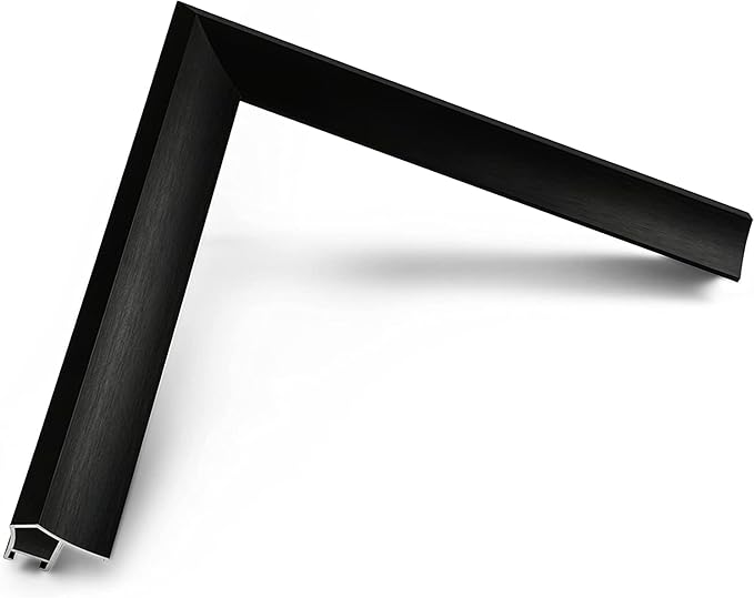 Anodized Black Prismatic 55" Alloy Deco TV Frame - Compatible ONLY with Samsung The Frame TVs (Fits 2021-2025, LS03A, LS03B, LS03C, LS03D, LS03FA)