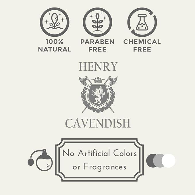 Henry Cavendish Eucalyptus Mint Shaving Soap with Shea Butter & Coconut Oil. Long Lasting 4 oz Puck Refill. Himalaya Fragrance. All Natural. Rich Lather, Smooth Shave. For Ladies and Gentlemen.