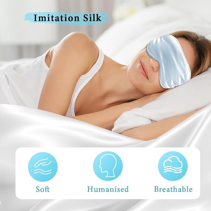 Cooling eye mask and silky