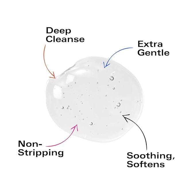 Koope Gel Face Wash, Cleanser For All Skin Types, Gentle, Soap-Free, pH Balanced, Makeup Remover with Oat Amino Acids, Cucumber, Kiwi & Aloe, Free of Parabens, Sulphates & Fragrances, Vegan, 5.0 FL OZ