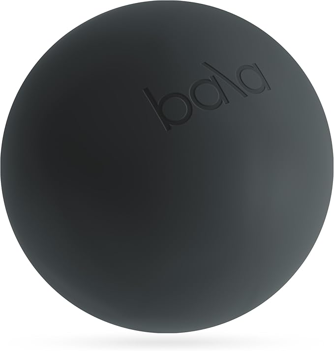 Bala Non-Weighted Exercise Ball - 8" Yoga Ball for Barre, Stretching, Strength & Core Training - Small Pilates Ball Workout Accessory with Mini Pump for Home Gym & Fitness Routines - 100% PVC