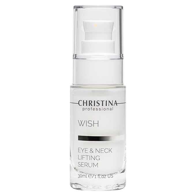 Christina - Eye & Neck Lifting Serum – Instant Firming & Wrinkle Filler – Reduces Puffiness, Dark Circles & Deep Wrinkles – Tightens & Lifts for Youthful Skin – Anti-Aging Face & Neck Care – 30ml