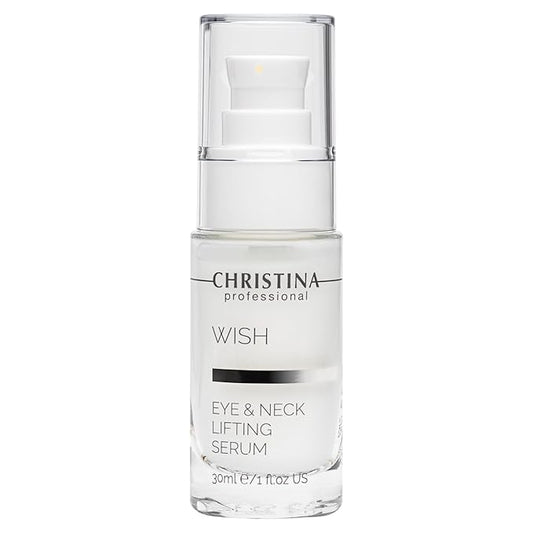 Christina - Eye & Neck Lifting Serum – Instant Firming & Wrinkle Filler – Reduces Puffiness, Dark Circles & Deep Wrinkles – Tightens & Lifts for Youthful Skin – Anti-Aging Face & Neck Care – 30ml