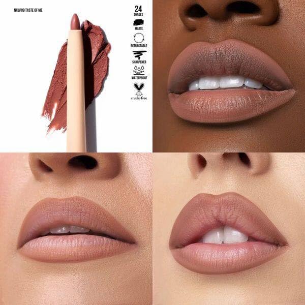 Retractable Waterproof Lip Liner with Built-in Sharpener by Beauty Creations NUDEX Collection (Taste Of Me 09)