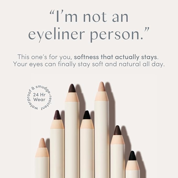 Ravie Beauty Soft Definition Longwear Eyeliner Pencil – Soft, Blendable, Waterproof & Smudge-Resistant Eye Liner for Everyday Natural Look – Vegan, Cruelty-Free, Clean Formula (Onyx)