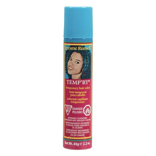 Jerome Russell Temporary Hair Color Spray Pink - Intense Spray-On Temporary Hair Color, Fast-Drying, Non-Sticky, Travel Size, 2.2 oz, Peroxide Free, Pink