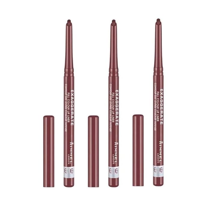 Rimmel Exaggerate Lip Liner Addiction, 0.008 Ounce, Pack Exaggerate