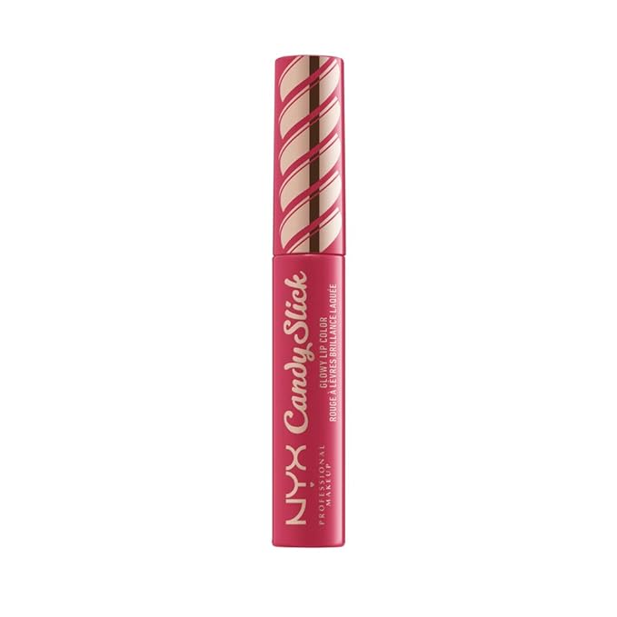 NYX PROFESSIONAL MAKEUP Candy Slick Glowy Lip Color Gloss - Watermelon Taffy (Coral Pink)
