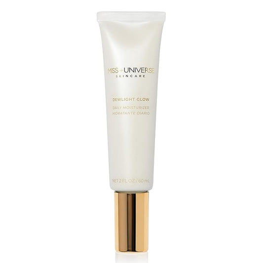 Miss Universe Skincare Dewlight Glow Moisturizer Face Cream 60 mL, Plumping Anti-Aging Hydrating Face Moisturizer for Women and Men, Facial Skin Care Product with Hyaluronic Acid and Niacinamide