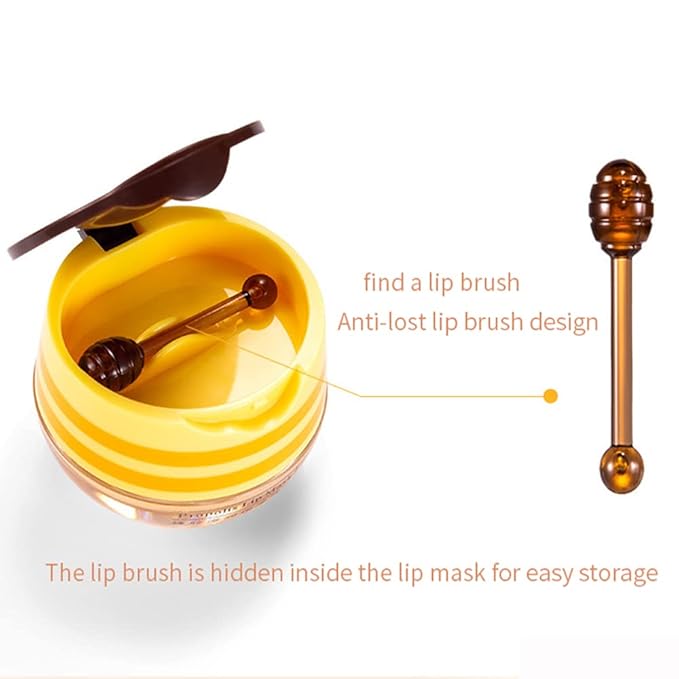Lip Balm Honey Pot, Propolis Moisturizing Sleeping