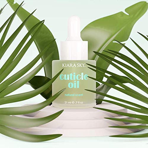KIARA SKY Hydrating Nail and Cuticle Oil - Stronger Cuticle - Ultra Nourishing Repair Nail Strengthener - Ultimate Nail Growth - Cuticle Oil for Weak Damaged Nails, 7 fl oz (Natural)