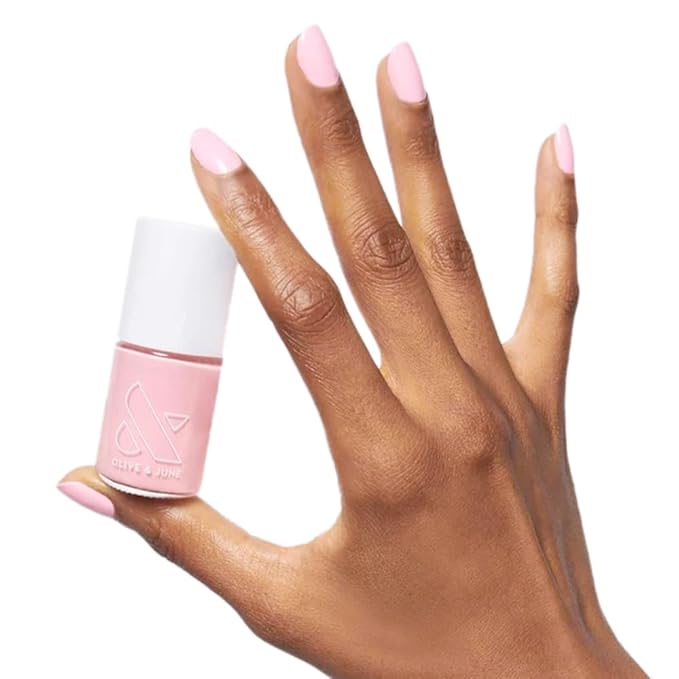 Olive & June Long Lasting Nail Polish | Valentine's Day | Plump, Gel-Like Finish No Lamp Needed | Lasts up to 10 days | Salon-Quality 15-Free, Vegan & Cruelty-Free Chip-Resistant | SE Bubbly Pink