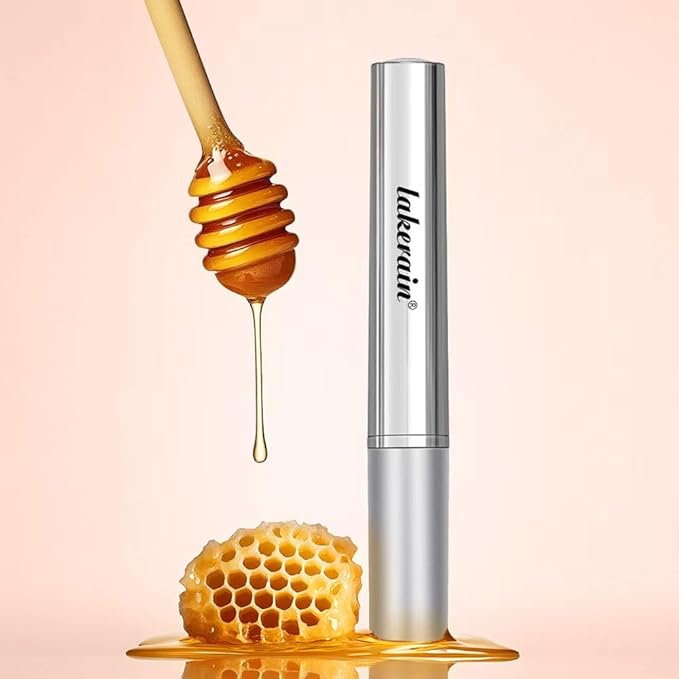 Honey Lipstick Balm - Long-lasting moisturizing lip color, natural and gentle nourishing lip balm, Pink cherry, Hydrating Lipgloss for All Skin Tones (Pink)