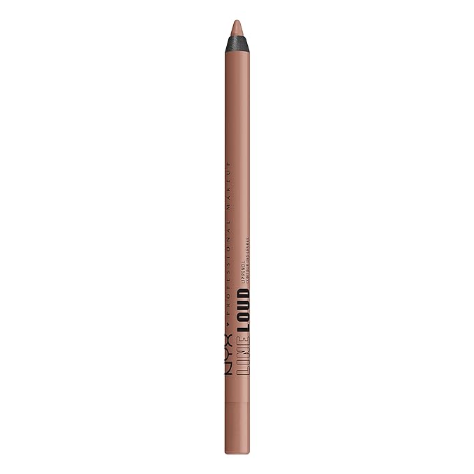 NYX PROFESSIONAL MAKEUP Line Loud Lip Liner, Longwear and Pigmented Lip Pencil with Jojoba Oil & Vitamin E - Global Citizen (Medium Neutral Nude)