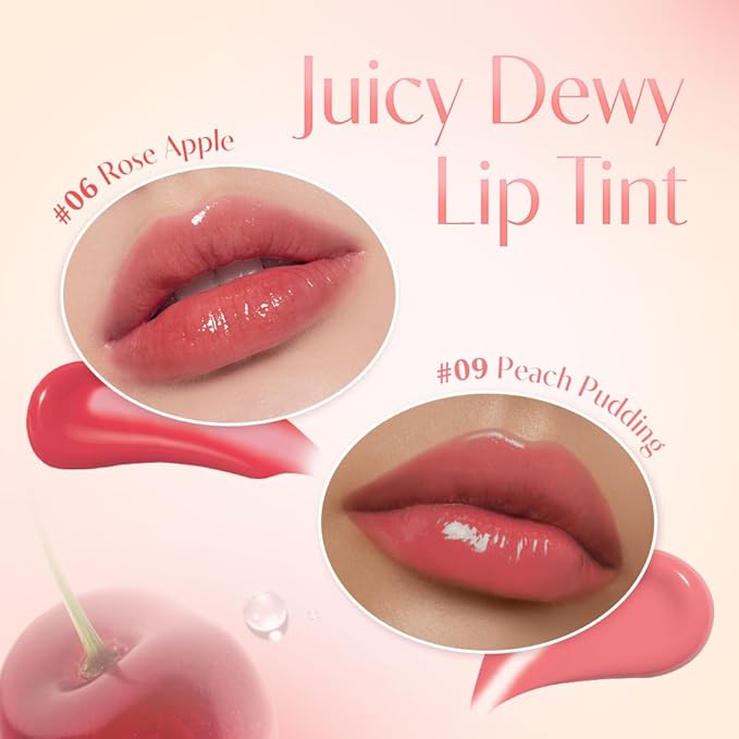 dasique Juicy Dewy Tint Duo Set #06 Rose Pudding