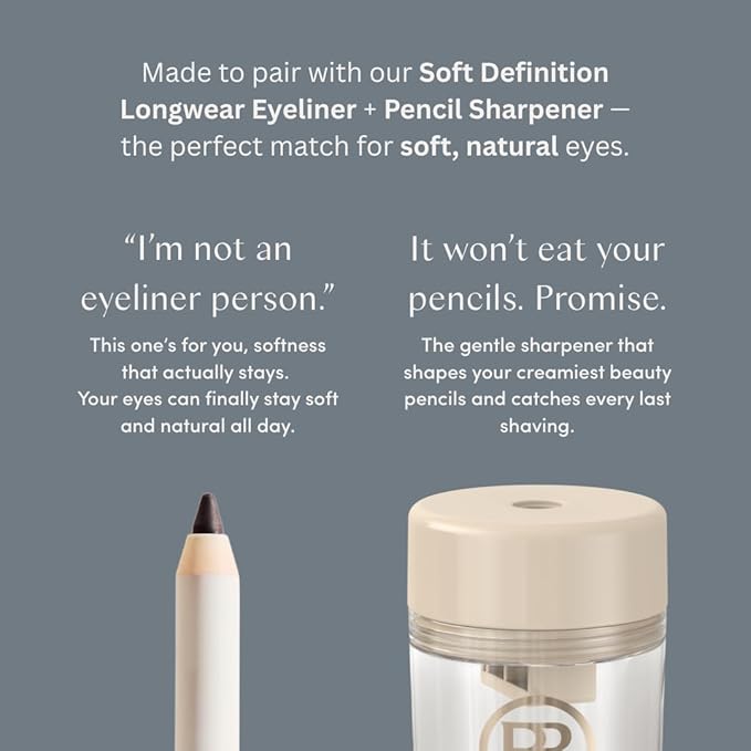 Ravie Beauty Soft Definition Eyeliner Brush – Angled, Ultra-Soft Precision Brush for Smudging, Blending & Natural Eye Definition