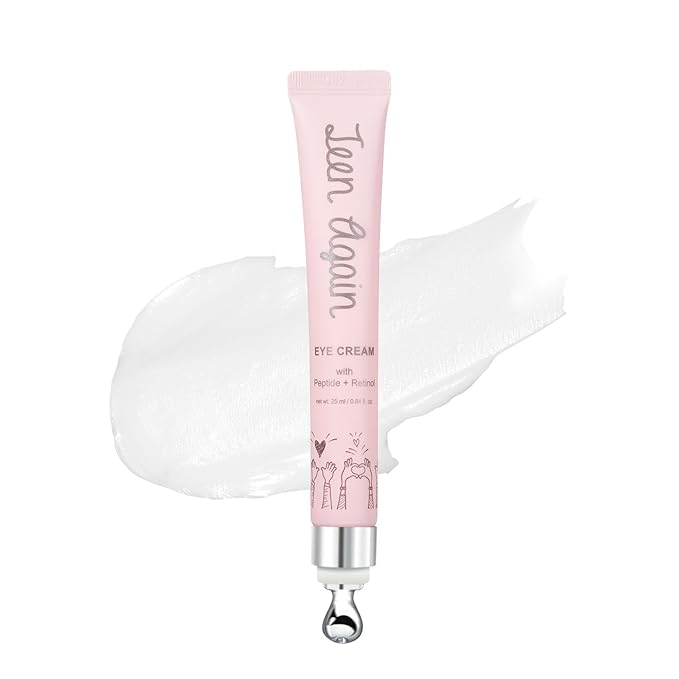KSBC Look at Me Teen Again Eye Cream, Anti-Aging Line Smoothing Skin Care Treatment, Wrinkle Care, Cruelty Free, for Women and Men 0.84 fl. oz, 25ml