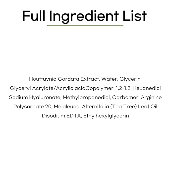 daymellow Heartleaf 96% Soothing Gel Houttuynia Cordata Real 10.58fl.oz/300g, Acne, Soothes, Redness Facial Soothing Gel Korean Skincare, Sunburn Moisture, Soothing and Calming, After Suncare, Cooling