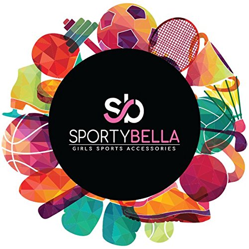 SportyBella Soccer Hair Accessories - No Crease Elastic Hair Ties, Ideal Gift for Girls Soccer Players (6pcs)