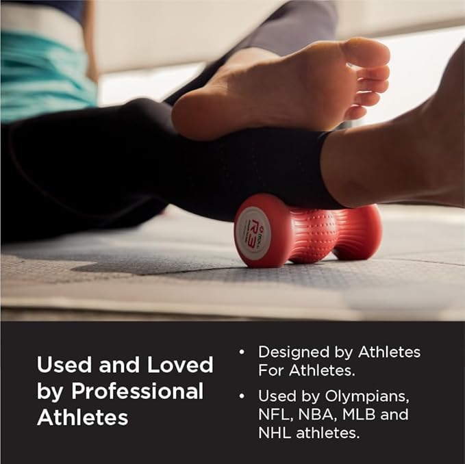 ROLL Recovery R3 (Onyx Black) - Orthopedic Foot & Plantar Fascia Massage Roller
