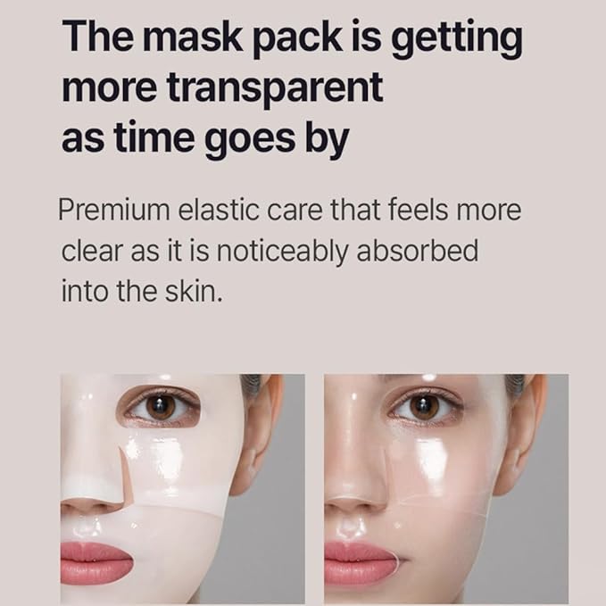 Korean Premium Collagen Hydrogel Melting Mask – Anti-Aging Sheet Mask for Firming, Hydratin Skincare Face – Moisturizing & Lifting Treatment for All Skin Types 34g x4ea (Hyal)
