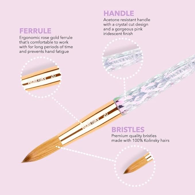 Kiara Sky Acrylic Brush #18
