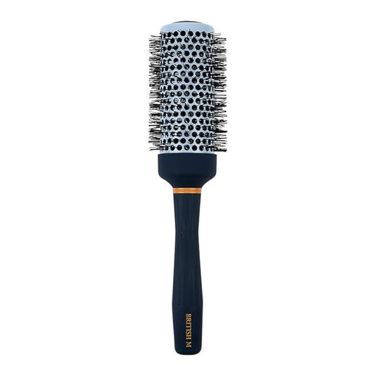 Curling Ceramic Brush Round 43mm – Non-Electric Blowout Brush, Anti-Frizz Styling for a Smooth Salon Look – Ideal for All Hair Types