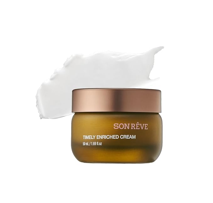 Moisturizing Face Cream with Ceramide – SONREVE Timely Enriched Cream – Anti-Aging, Botanical, Long-Lasting Hydration for dry,sensitve skin,50ml, 1.69 fl oz Korean skincare
