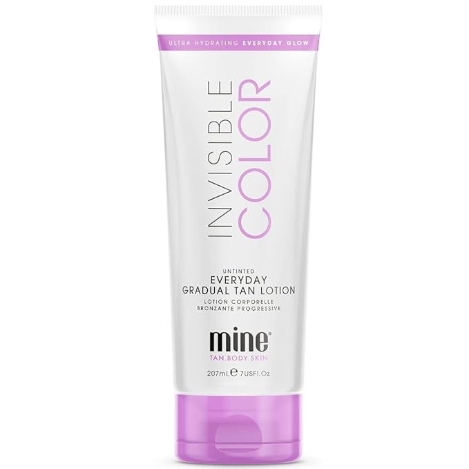 Minetan Self Tanner Lotion | Invisible Color Gradual Fake Tanning Body Lotion | Best Moisturizing Sunless Tan Cream | To Build a Deep Dark Bronze Or Maintain a Natural Golden Glow, 7 fl oz