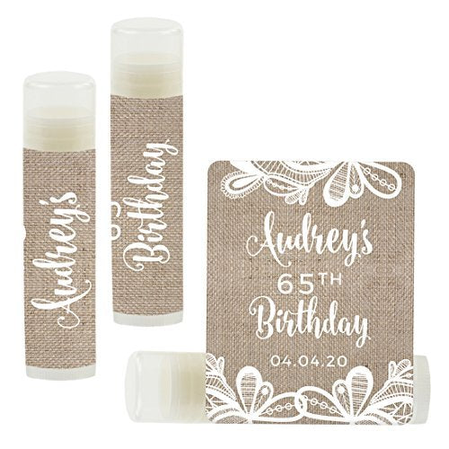 Andaz Press Personalized Milestone Birthday Party Lace,
