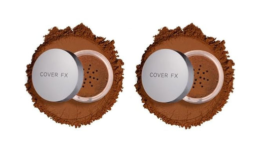 COVER FX Illuminating Setting Powder Duo - Deep- Makeup All-Day