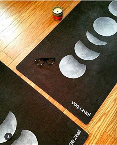 Yoga Mats By Yoga Zeal - Luxuriously Soft, Thick, Non-Slip, Hot Yoga Mat. Eco Printed. Designed to grip better with a sweaty yoga practice!